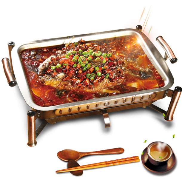 高档美食烤鱼PNG透明图，精美装饰元素PSD设计素材下载