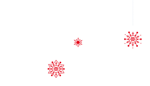 雪花挂饰PNG透明图，高清节日元素，圣诞设计素材下载