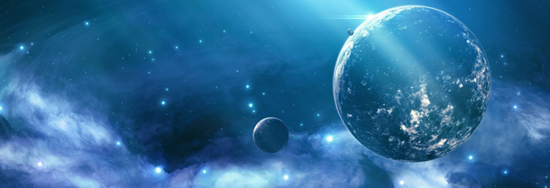 星际科幻风高清PNG透明banner素材，设计元素丰富，免费下载！