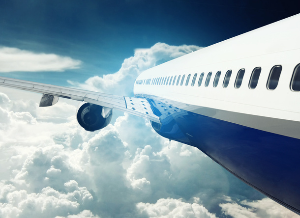 高清飞机航空PNG透明背景图片，广告摄影风景素材，免费下载