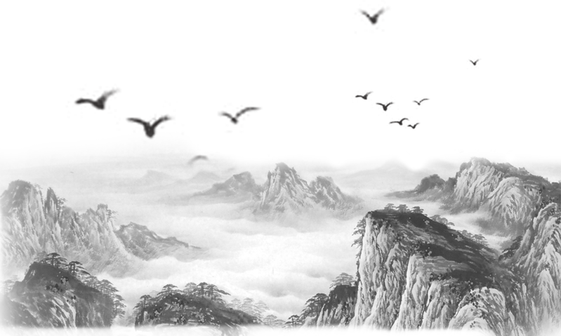 复古水墨画风景背景，高清JPG中国风图片素材免费下载