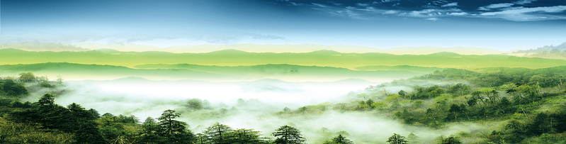 中国风山峦JPG素材，高清复古图片下载