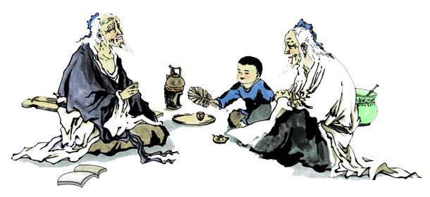 人物PNG透明图，高清装饰元素，墨迹笔触设计素材下载