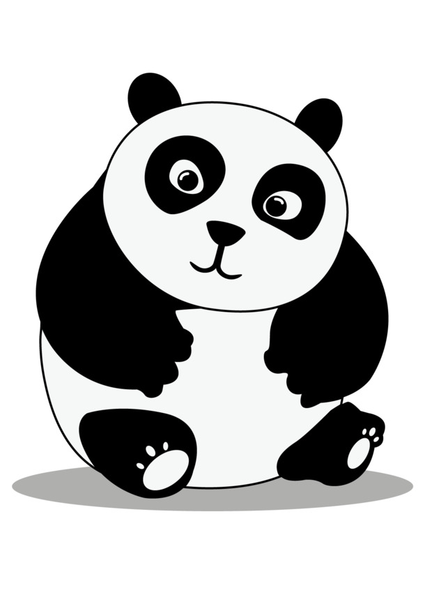 功夫熊猫PNG透明图片，高清卡通动植物元素，AI设计素材免费下载