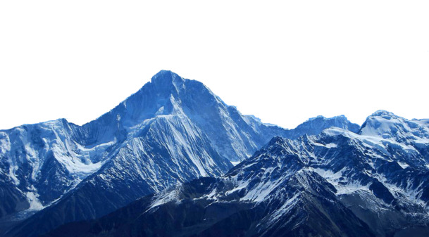 康定贡嘎山绝美景点，高清PNG透明背景风景图片，设计素材免费下载