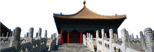 故宫古韵透明PNG，高清节日素材，庆国庆设计必备下载