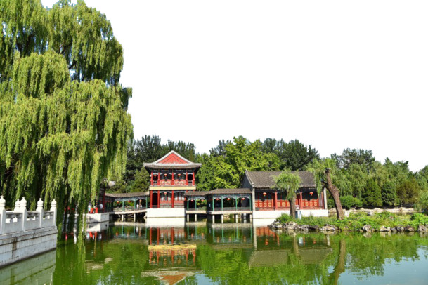 北京大观园美景PNG透明背景图片，EPS格式设计素材高清下载