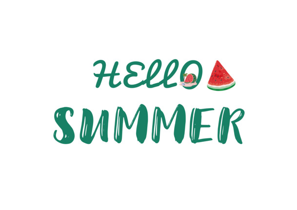 Summer Greetings: HD PNG Transparent Images, Free Elements, Fonts, AI Design Materials for Download
