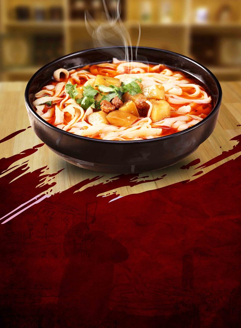 刀削面美食海报PSD分层素材，高清JPG图片，创意另类PSD设计资源下载