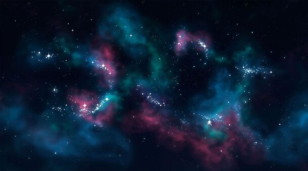 渐变星空星云高清PNG背景素材，免费下载设计海报banner