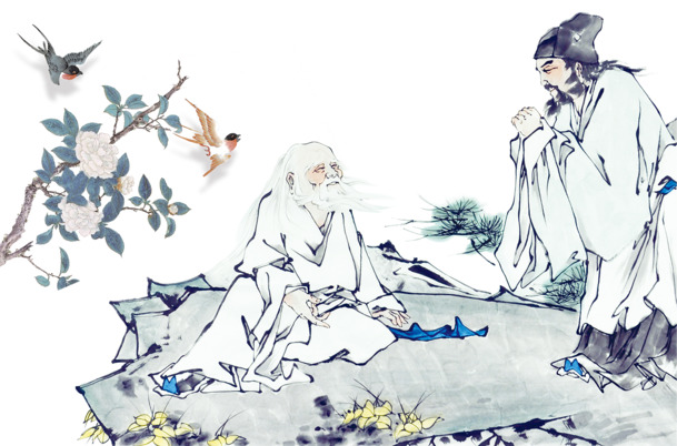 中国古风手绘PNG透明图集，卡通元素PSD素材，高清下载
