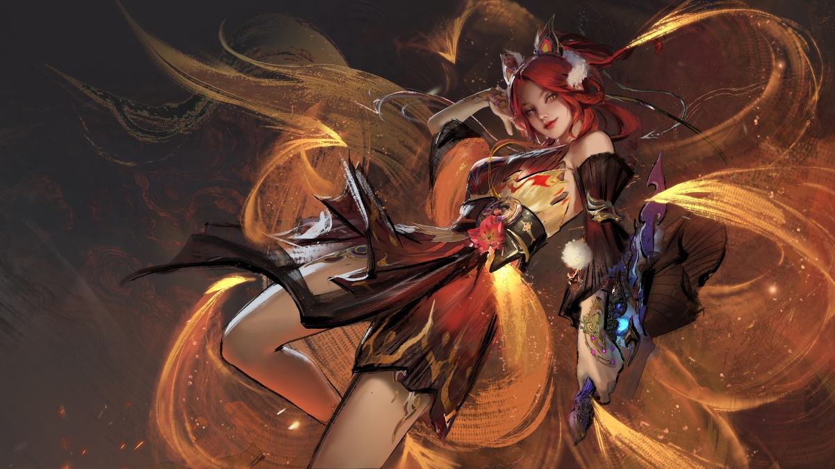 永劫无间·玉玲珑火狐，精选4K游戏壁纸，高清3840x2160免费下载