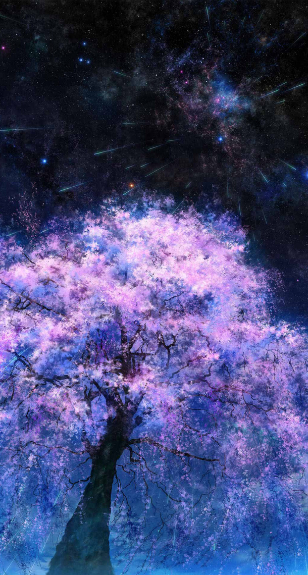 梦幻紫彩PNG透明背景，卡通手绘设计素材免费下载