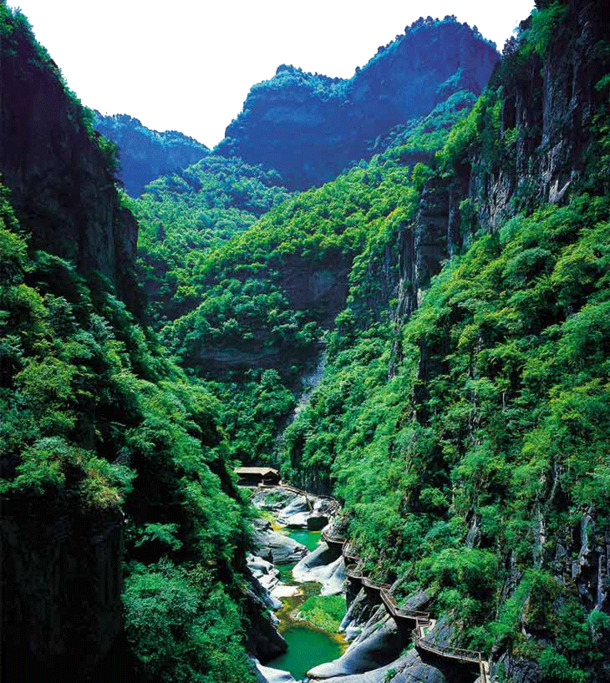 山西太行山大峡谷绝美风光，高清PNG透明背景图片，摄影素材免费下载
