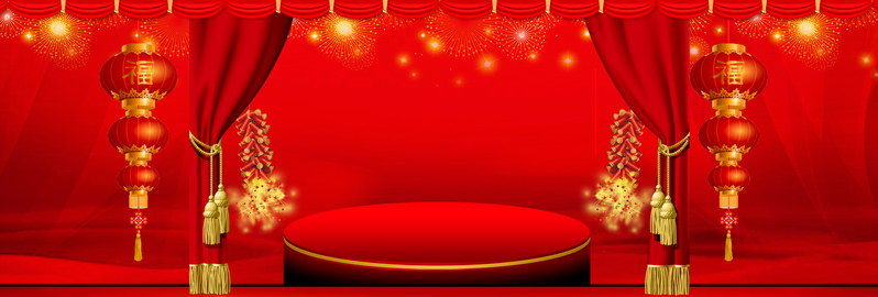 中国风婚庆海报背景，复古红色中国结，高清JPG/PSD素材下载