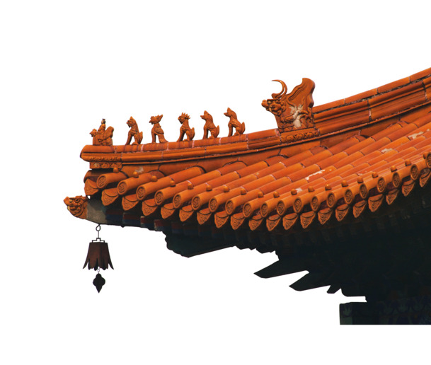 中国风屋檐PNG透明图片，高清装饰元素，设计素材免费下载