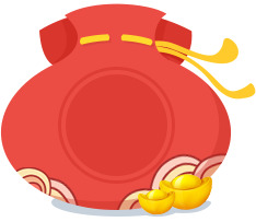 福袋红包封面PNG设计素材，高清透明免扣元素，一键下载