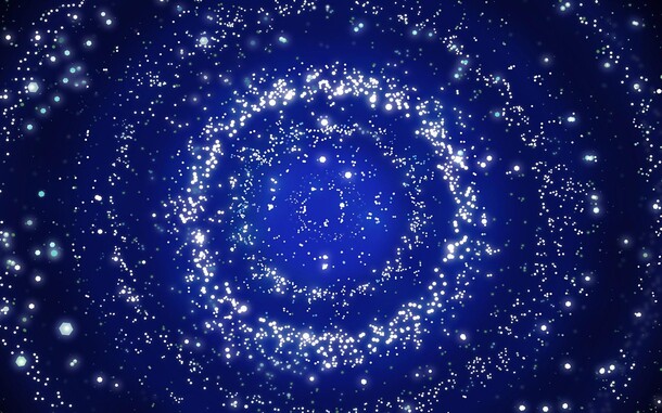 蓝色星球抽象纹理PNG透明背景，梦幻高清图片设计素材下载