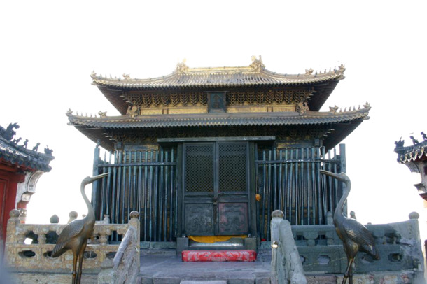 武当山金顶金殿高清PNG透明背景，摄影风景素材下载