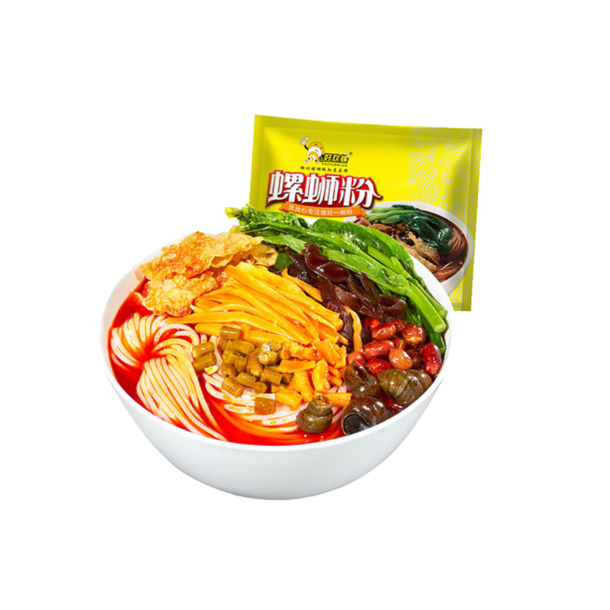 袋装碗装螺蛳粉PNG透明图，生活用品设计素材，高清下载