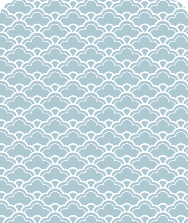复古波浪海报招贴画，高清PNG透明花纹图片素材，免费下载
