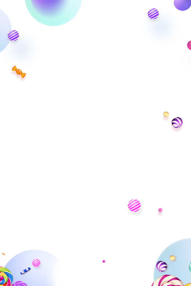 618电商大促，手绘卡通风格海报边框，创意PNG/PSD素材免费下载
