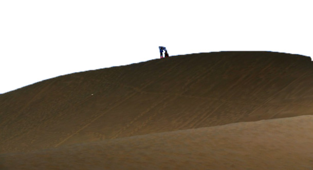 甘肃鸣沙山高清风光摄影，PNG透明背景素材，EPS设计图，一键下载
