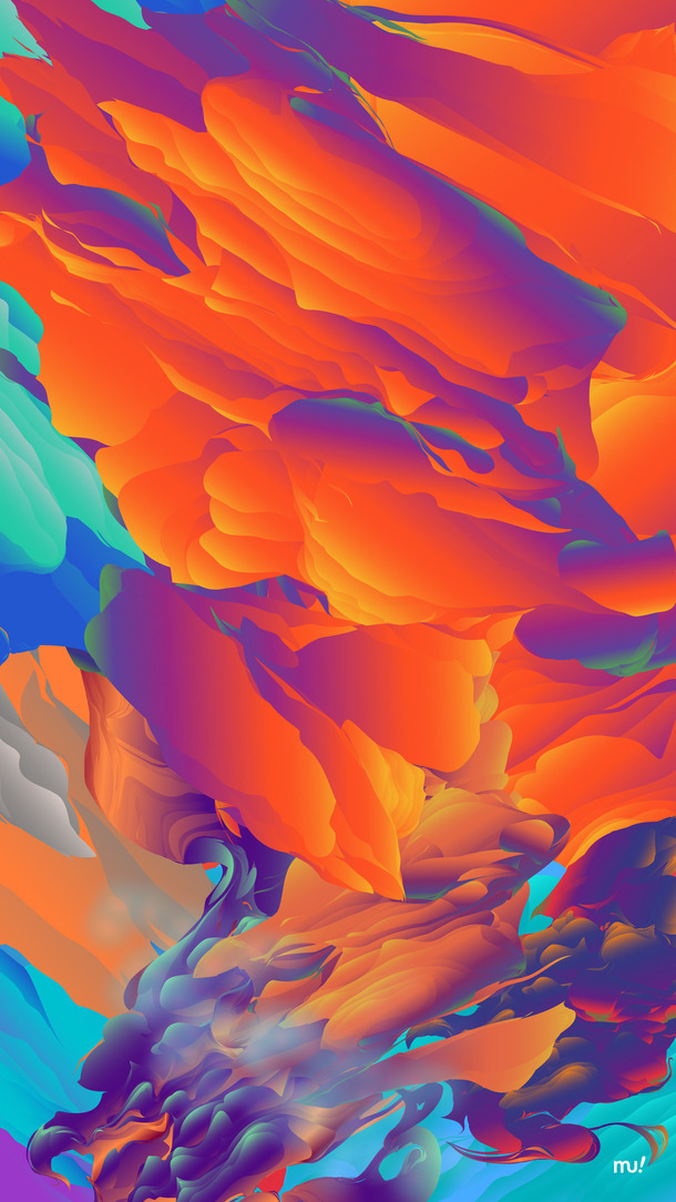 手绘橙色梦幻艺术背景，高清PNG透明素材，抽象设计元素免费下载