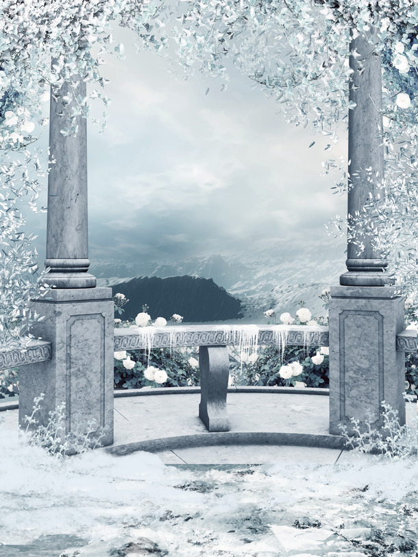 花园PNG透明底纹背景，高清设计素材，一键下载