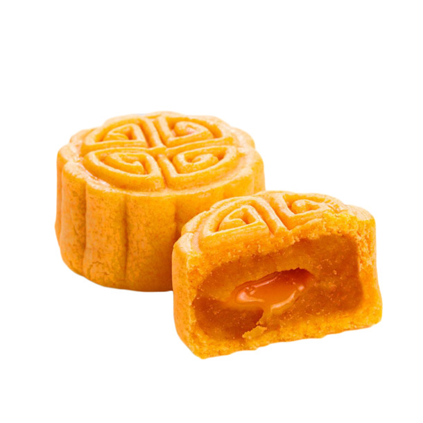 流心月饼美味诱人，高清PNG透明图片，生活装饰元素设计素材下载