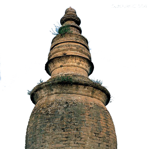 河南登封嵩山少林寺佛塔PNG透明背景图，高清摄影风景素材下载