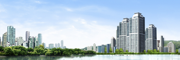 高清PNG透明背景，房地产广告创意Banner设计素材下载
