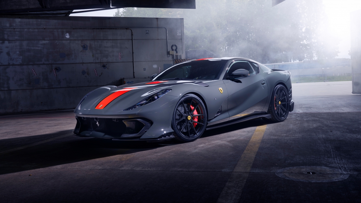 法拉利812 Competizione，极致8K壁纸，高清4K汽车美图，7680x4320超清下载
