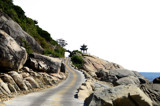 三亚蜈支洲岛绝美风景，高清PNG透明背景图片，摄影素材免费下载