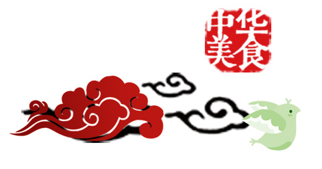 中华美食祥云PNG透明图片，精美花纹装饰元素，高清素材下载