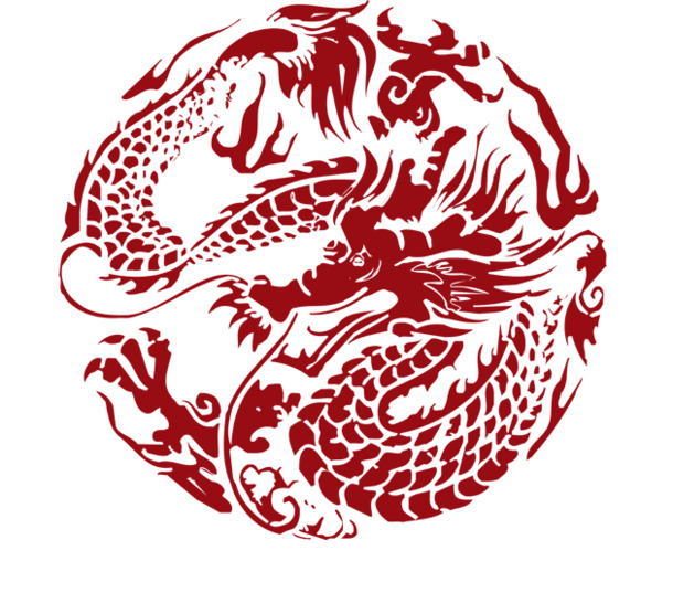 龙图腾PNG透明图，中国风装饰元素，高清PSD设计素材下载