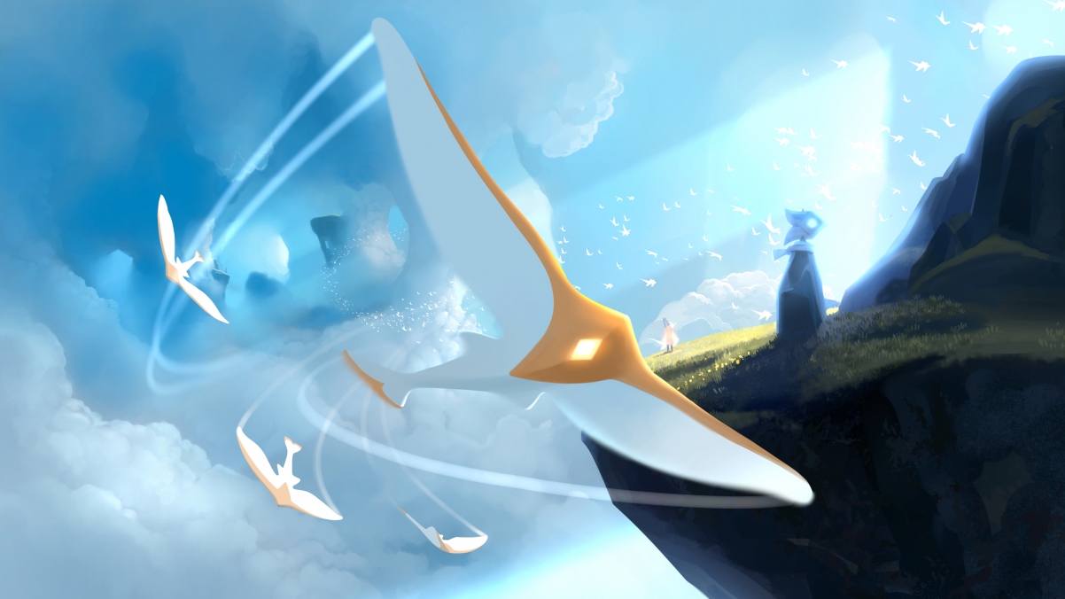 光遇原画精选，4K超高清壁纸，3840x2160分辨率，游戏美图一键下载