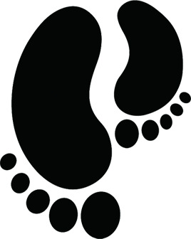 高清PNG小脚丫活动海报，透明节日元素，海量图片素材免费下载