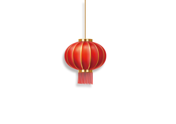 新年红灯笼PNG透明图片，高清中国风装饰元素，PSD设计素材免费下载