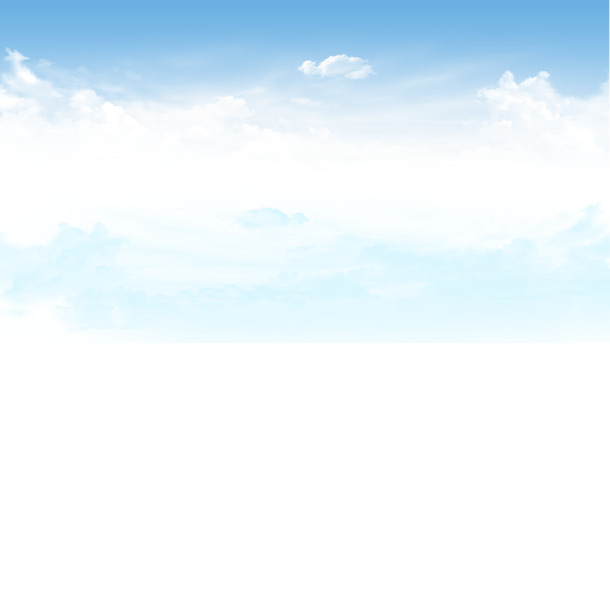 蓝天白云PNG透明背景，高清图片素材，创意设计元素免费下载