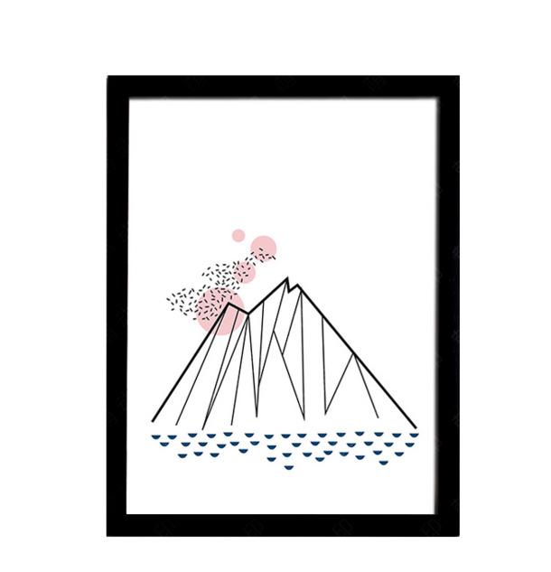 简约风墙壁画PNG素材，高清透明图片，装点生活美学，一键下载设计元素