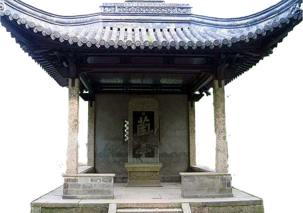 兰亭石碑PNG透明背景图片，高清风景摄影素材，设计必备元素，免费下载