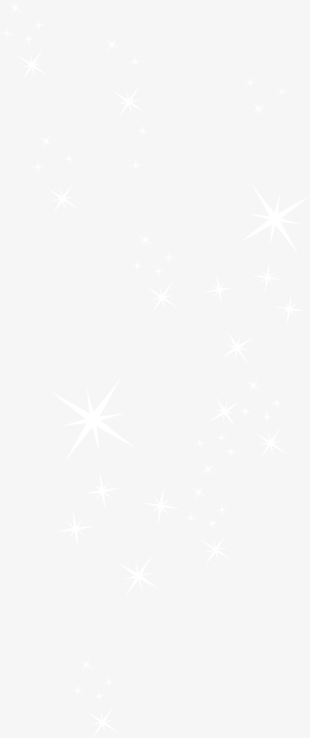 手绘灰色星星PNG透明底纹，高清设计素材免费下载