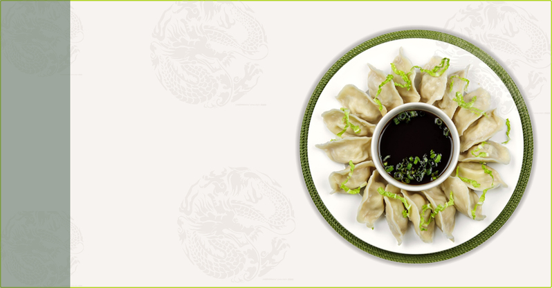 中式淡雅水饺美食背景，高清JPG与PSD设计素材下载