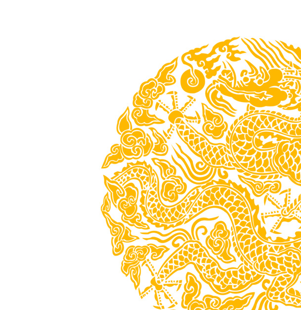 中秋节龙纹PNG透明图片，高清中国风装饰元素，免费下载