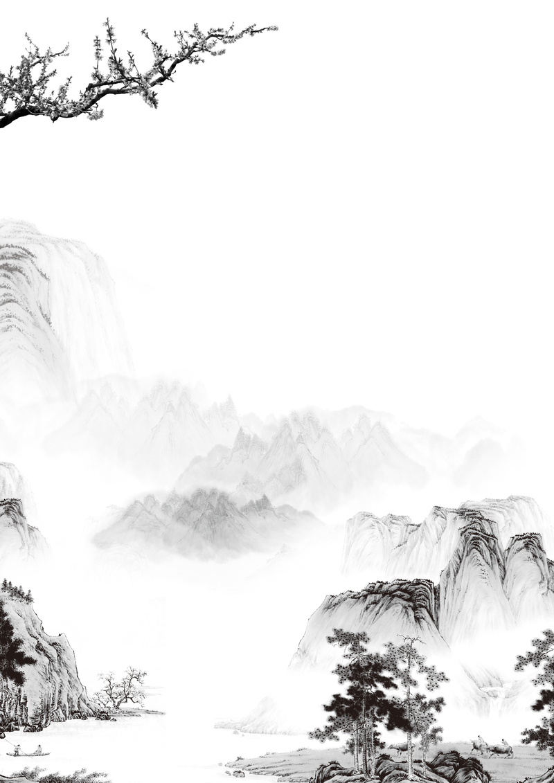 水墨之美，高清JPG国画背景图与创意图片设计素材下载