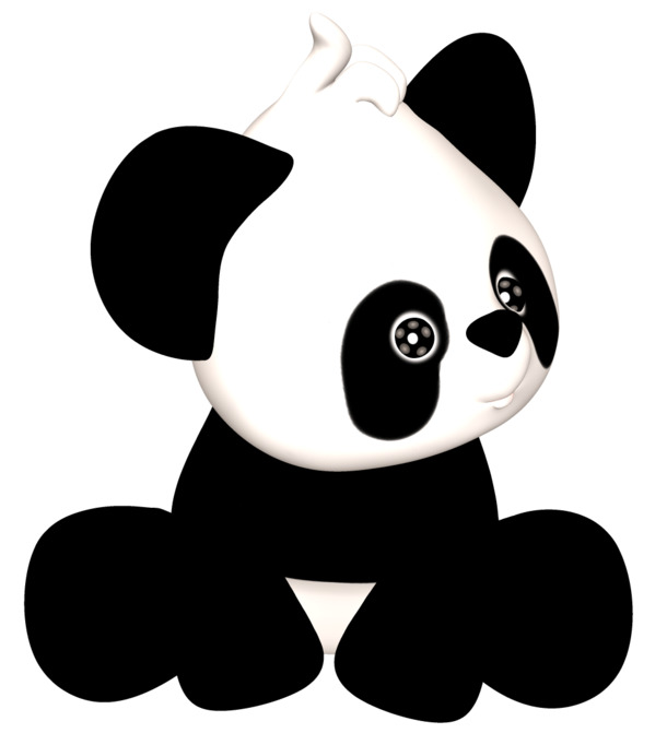 大熊猫PANDA矢量PNG图片，高清透明动植物设计素材下载