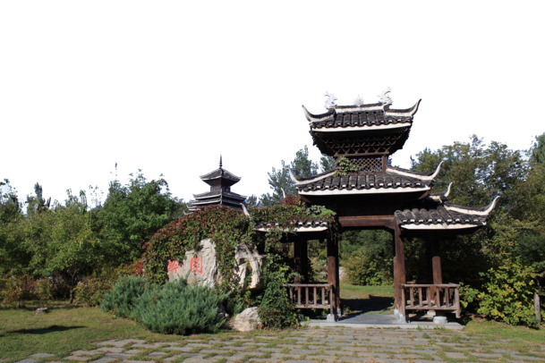 沈阳世博园鼓楼古典之美，高清PNG透明背景图片，摄影风景素材下载