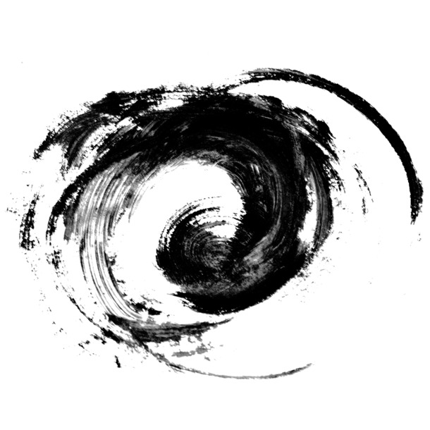 黑色墨迹高清PNG素材，透明笔触图片，创意装饰元素免费下载