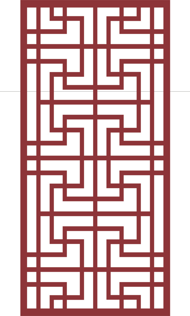 古典中国风窗框PNG透明图，高清装饰元素，设计素材免费下载